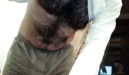 Magnificent unshaved pecs