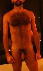 Magnificent unshaved pecs