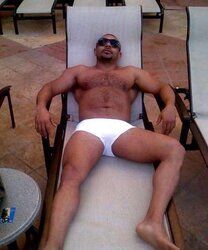 Magnificent unshaved pecs