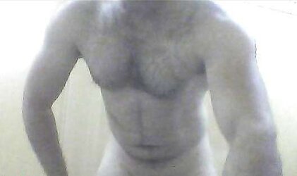 Magnificent unshaved pecs