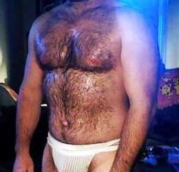 Magnificent unshaved pecs
