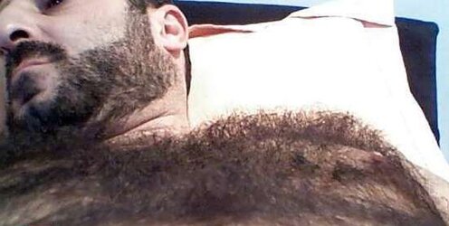 Magnificent unshaved pecs
