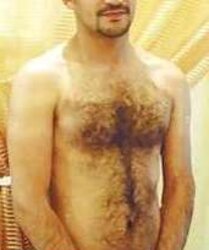 Magnificent unshaved pecs