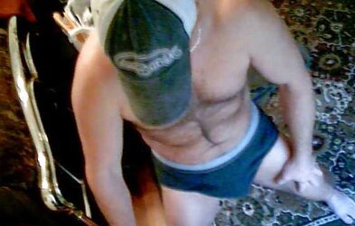 Youthfull unshaved swimmer