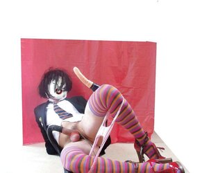 Jizz collector deep throating machine