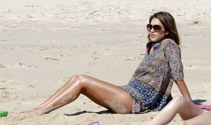 Jessica Alba Bathing Suit Candids in Cabo