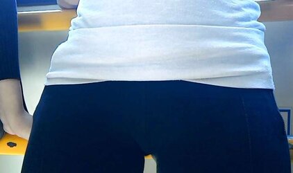 Argentinas spied on the street .. donk, fun bags cameltoe