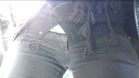 Argentinas spied on the street .. donk, fun bags cameltoe