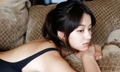 Miyake Hitomi Ebony One Chunk Bikini