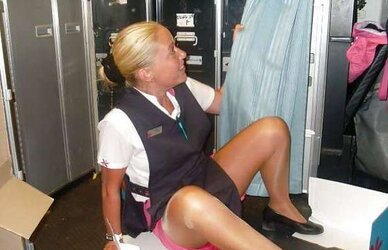 Gorgeous stewardesses, air hostess