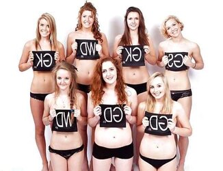 Groups of naked women