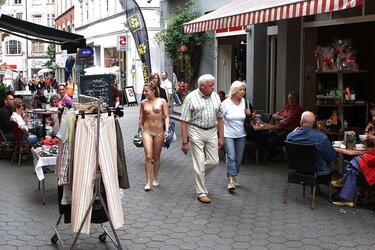 Public nakedness damsels