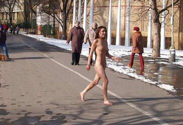 Public nakedness damsels
