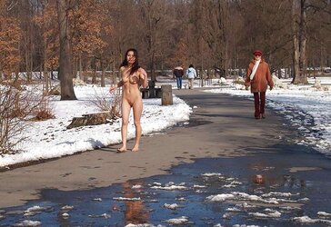 Public nakedness damsels