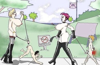 Cartoon female dom