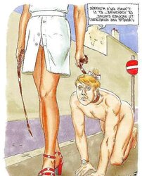 Cartoon female dom