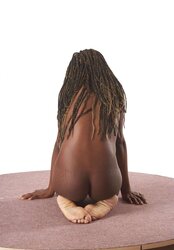 Kim getting on all fours