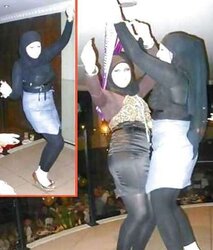 Dancing- hijab niqab jilbab arab turbanli tudung paki mallu