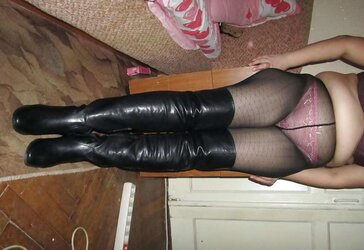 My wifey in footwear and ebony PH