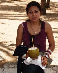 Warm indian damsel