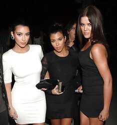Kim Kourtney and nymphs Kardashian