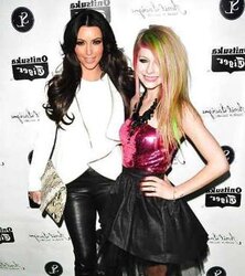 Kim Kourtney and nymphs Kardashian