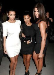 Kim Kourtney and nymphs Kardashian