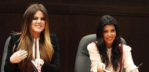 Kim Kourtney and nymphs Kardashian