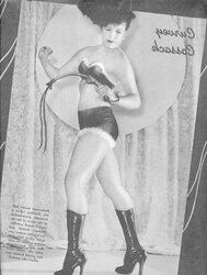 Tights pages from vintage magazines
