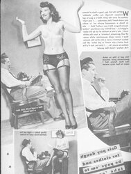 Tights pages from vintage magazines