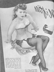 Tights pages from vintage magazines