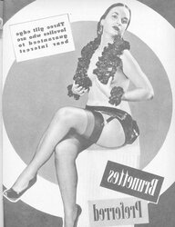 Tights pages from vintage magazines