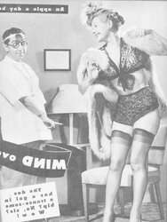 Tights pages from vintage magazines