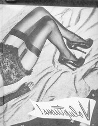 Tights pages from vintage magazines