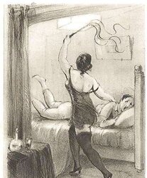 Erotic Book Illustration 13 - Dresseuses d Hommes