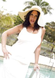 Huge-Titted Italian MUMMY White Sundress