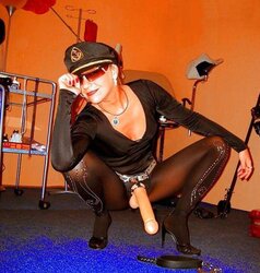 Female Dom Strapon Posing (six)