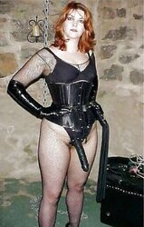 Female Dom Strapon Posing (six)