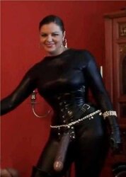 Female Dom Strapon Posing (six)
