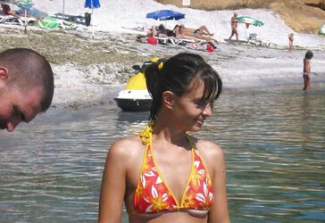 Bulgarian Beach Ladies from Dark-Hued River - XI
