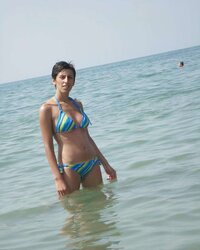 Bulgarian Beach Ladies from Dark-Hued River - XI
