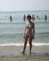 Bulgarian Beach Ladies from Dark-Hued River - XI