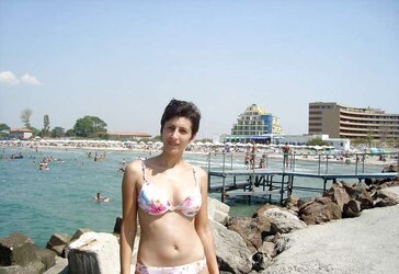 Bulgarian Beach Ladies from Dark-Hued River - XI