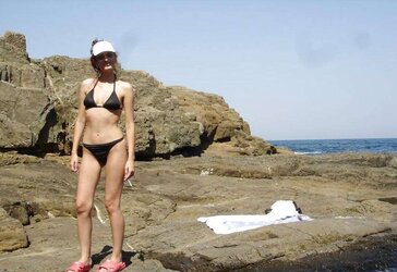 Bulgarian Beach Ladies from Dark-Hued River - XI