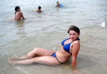 Bulgarian Beach Ladies from Dark-Hued River - XI