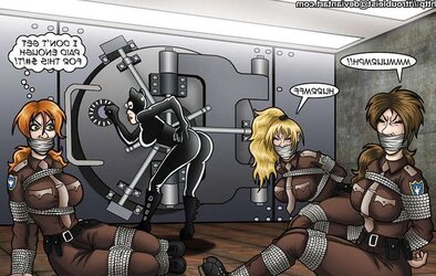 T Roubleist depicts Domination & submission art in a way of funny cartoons