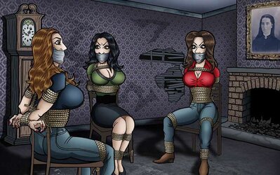 T Roubleist depicts Domination & submission art in a way of funny cartoons