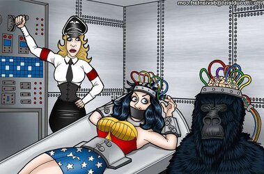 T Roubleist depicts Domination & submission art in a way of funny cartoons