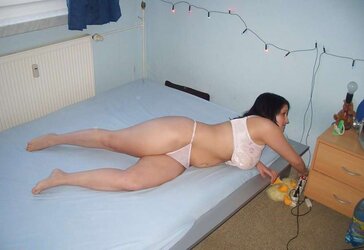 Teenager with giant titts