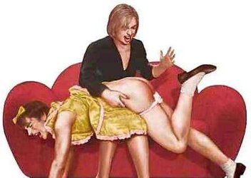 Erotic art of Barbara OToole Nymph Led Smacking